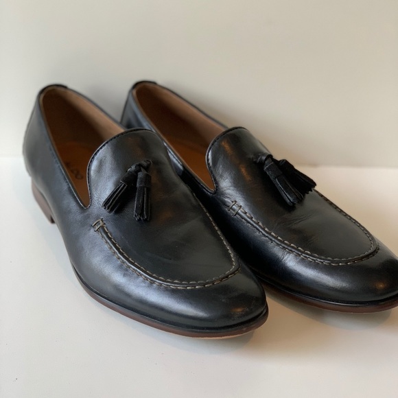 Black Dress up Slip Ons - Picture 5 of 6